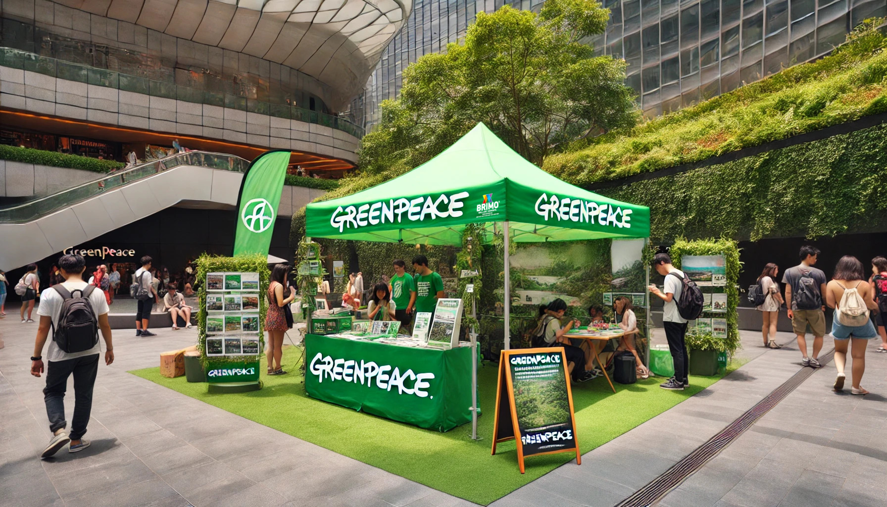 Greenpeace-Pavillons